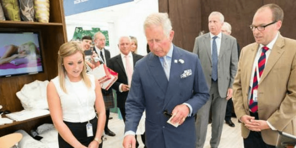 Prince Charles views a Hypnos Mattress - MyNextMattress