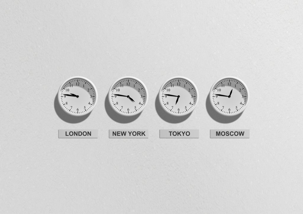 crossing time zones